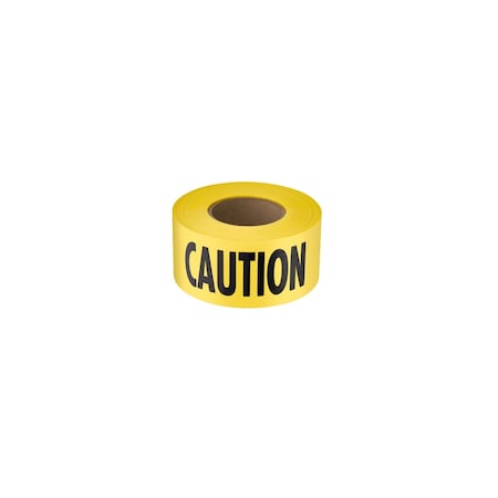 Milwaukee Tool 1000 FT. PREMIUM YELLOW, BARRICADE TAPE - CAUTION,  77-1001